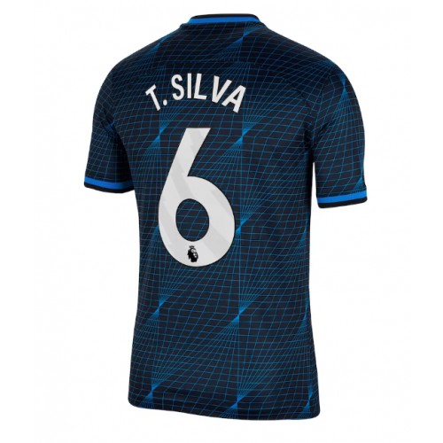 Chelsea Thiago Silva #6 Gostujuci Dres 2023-24 Kratak Rukav